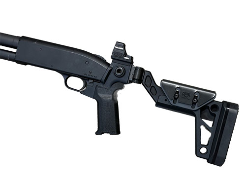 Chisel Machining Marlin Aluminum Stock tarjoaa huipputason kestävyys, säädettävyyttä ja modernin ilmeen, sopii Marlin 1895, 1894 ja 336 -malleihin.